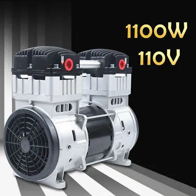 $244 • Buy 1100W Oil-free Diaphragm Vacuum Pump Oilless Vacuum Pump 680mmHg 200L / Min SALE