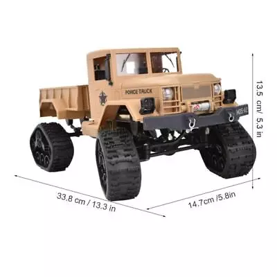 RC Army Military Truck Toy 2.4G Remote Control Crawler Car Model Vehicle 1/16 • $89.84