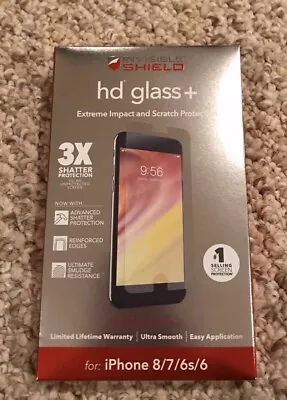 Zagg Hd Glass + • $35