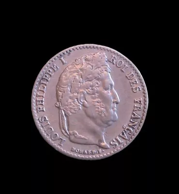 France 1/4 Franc 1843 A Louis Philippe I Silver Km 740.1 #5853# • £22.75