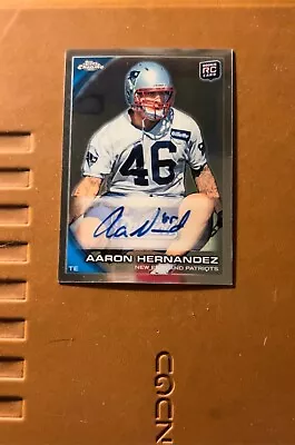 2010 Topps Chrome Aaron Hernandez New England RC Rookie Auto Autograph #C87   • $109