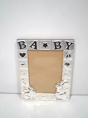 Green Tree Gallery Metal Picture Frame Baby Toy Theme Photo Holder 4.5 X 6.5 In • $1.99