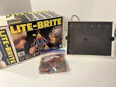 Vintage Hasbro 1981 Lite Brite W/Original Box And Pegs • $39.99
