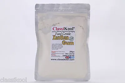 Classikool Food Grade [Xanthan Gum] For Quality Gluten-Free Pizza & Baking • £3.99