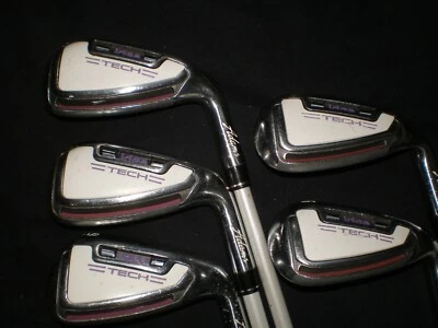 $144.95 • Buy NICE All Original Adams Idea Tech Hybrid Iron Set 7 8 9 PW GW Fubuki Z50hy LADY