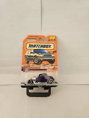 Matchbox 1933 Ford Coupe #20 2000 Logo Chase P23 • $14.54