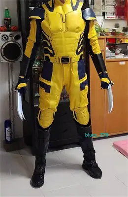 Deadpool 3 Wolverine James Howlett Logan Mens Cosplay Costume Halloween Lot • $317.99