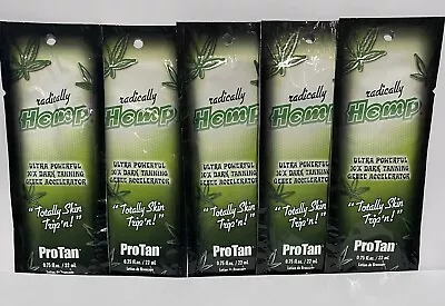 £9.99 • Buy PRO TAN Radically Hemp 10 X Dark Tanning Gelee Accelerator 22ml X 5 Sachets