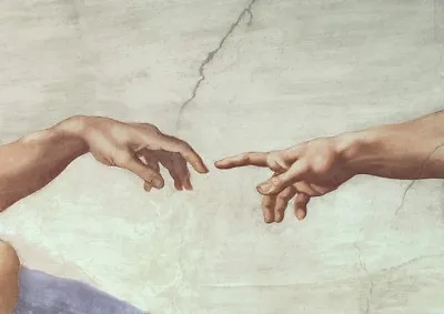 Hand Of God By Michelangelo Print On 230gsm Photo Quality Paper Choose Size • £9.99