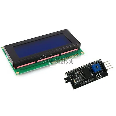  IIC/I2C/TWI/SPI Serial Interface Board Module+2004 20x4 LCD Blue Display Module • $6.58