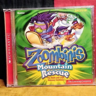 Zoombinis: Mountain Rescue (PC Win 95/98/2000/XP CD-ROM 2001 TLC) - Brand New • $31.95