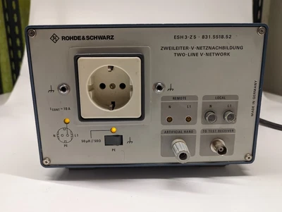 $1093.10 • Buy Rohde & Schwarz ESH3-Z5: Two-Line V-Network *untested*