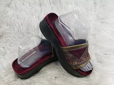 ENZO ANGIOLINI Carena Red Bronze Slide On Sandals Size 8 M • $20.99