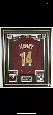 £650 • Buy Thierry Henry Signed Shirt Last Season Highbury