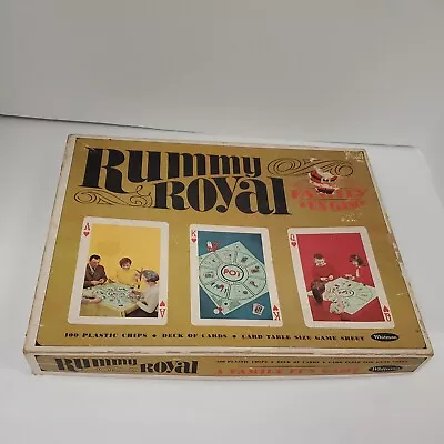 Vintage 1965 Whitman Rummy Royal Family Card Board Game Set # 4804  • $23.31