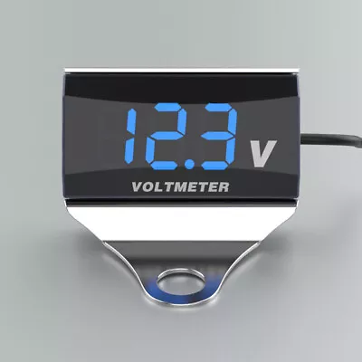 Motorcycle 10-150V Digital Voltmeter Display Waterproof Voltage Panel Meter M9D4 • $8.99