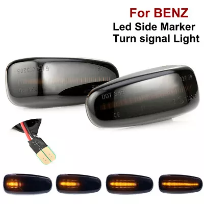 LED Dynamic Side Marker Turn Signal Light For Mercedes W163 W124 W210 W202 W140 • $22