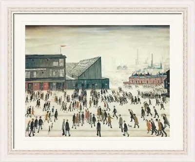 £125 • Buy L.S Lowry Going To The Match Mounted Framed Print - 2 Sizes - 6 Frame Choices