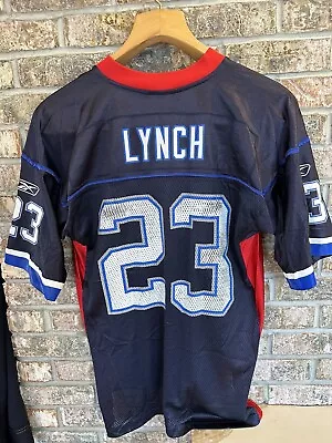 Vintage Reebok On Field Buffalo Bills Marshawn Lynch NFL Jersey Mens Small • $39.99