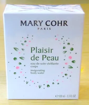 Mary Cohr Plaisir De Peau Invigorating Body Water 100ml Boxed & Sealed Free Post • £19.99