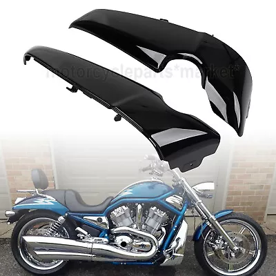 $90.98 • Buy L&R Radiator Side Covers Shrouds Gloss Black ABS For Harley V-Rod VRSC 2001-up