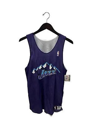 Vintage Don Alleson Reversible Utah Jazz Jersey Adult Size Medium NOS NWT 90s • $50