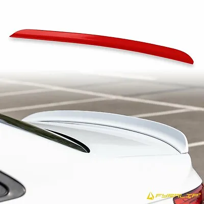 Fyralip Y15 Painted Trunk Lip Spoiler Duckbill For BMW 3er E30 Sedan Red 138 • $142.46