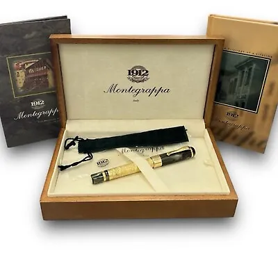 *jcr_m* Montegrappa Harrods Knightsbridge Solid 18K Gold LE Fountain Pen • $32