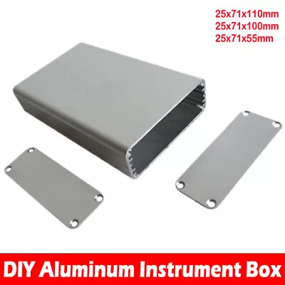 Aluminum Instrument DIY Case Project Box Enclosure Case Electronic • £6.49