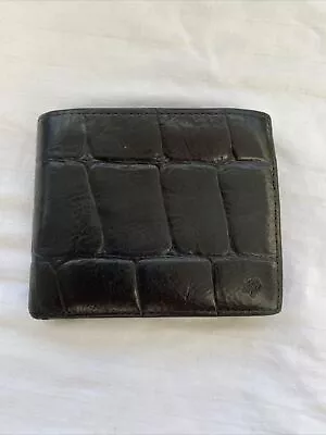 Men’s Mulberry Leather Croc Embossed Wallet • £35