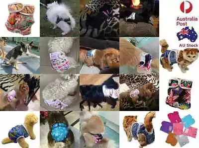 $100 • Buy Washable Female Pet Dog Cat Season Undies Underpants Pants Sanitary Nappy Diaper