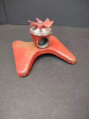 VTG 5.5 X5.5 X3  Rotary Head Mid-Century Yard Sprinkler-Very Unique-unmarked💦 • $23.99