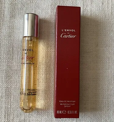 L'Envol De Cartier Eau De Parfum Travel Size For Men 10 Ml/ 0.33 Oz. New In Box • $23.50