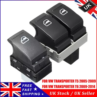 Electric Window Switch Front Left & Right Kit Replace For VW Transporter T5 T6 • £10.25