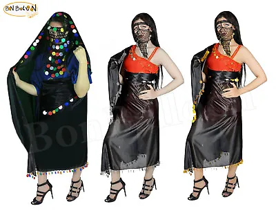 Belly Dance Baladi Malaya Leff Melaya Laff Iskandarani Veil With Sequins Designs • $23.54