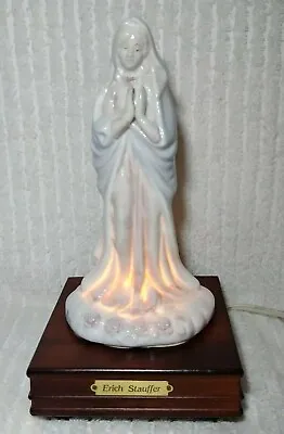 Erich Stauffer Madonna Lamp Nightlight Virgin Mary Electric Christmas Jesus RARE • $29.99