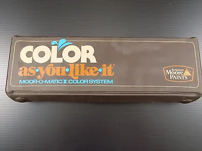 Vintage MOOR O MATIC II COLOR SYSTEM DOUBLE FAN W/ Case COLOR AS YOU LIKE IT  • $21.99