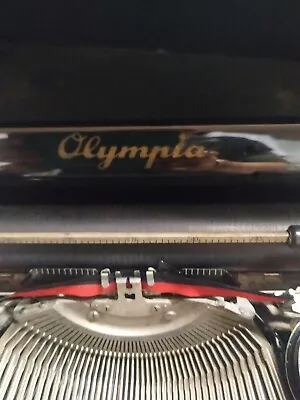 Olympia Elite Vintage Typewriter 1940s With Lid • £160