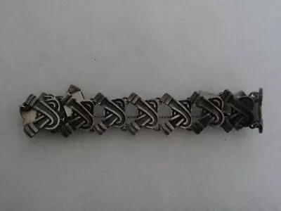 Fine Vintage Mexico Margot De Taxco Sterling Silver Bracelet 5417 • $355