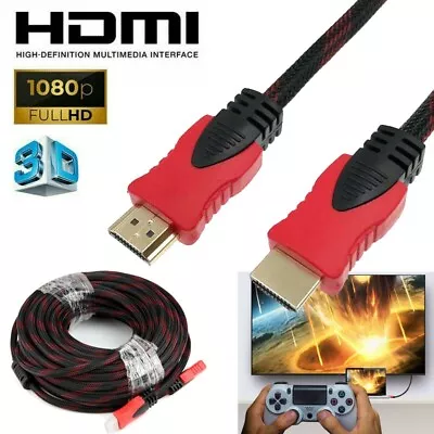 Long 20M 4K Ultra HD Premium Gold Plated HDMI Cable V1.4 3D High Speed Braided • $27.91