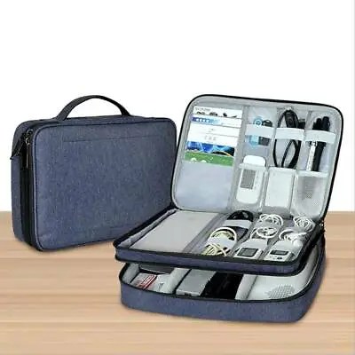 $19.35 • Buy Usb Gadget Bag Storage Bag Electronic Accessories Travel Bag Men Women Pouch JA