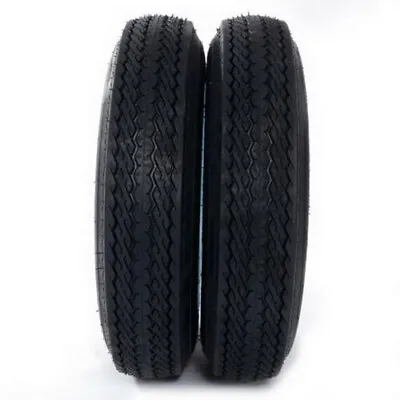 2pcs Trailer Tires And Rims 4.80-12 480-12 4 Ply LRB 5 Lug White Spoke Wheel • $84.99