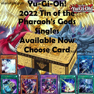 YuGiOh 2022 Mega Tin Of The Pharaoh's Gods MP22-EN Choose Singles Available Now • £0.99