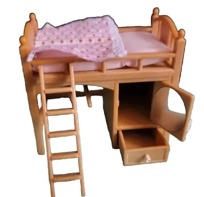 Miniature Calico Critters Sylvanian Families Bunk Bed Loft Furniture Dollhouse  • $8.50