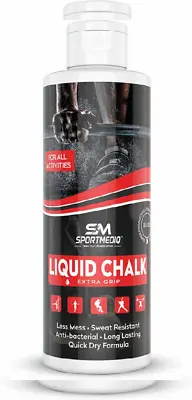 $30.31 • Buy SPORTMEDIQ Pro Grade Liquid Chalk – Mess Free Professional Hand Grip 8.5 Oz 