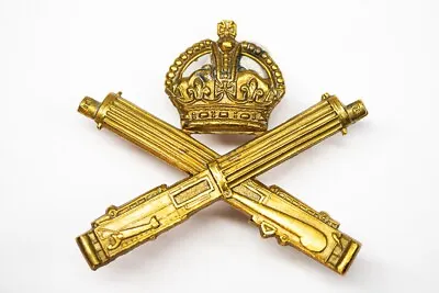 Ww1 Mgc Machine Gun Corp Brass Military Cap Badge With Lugs • $18.59