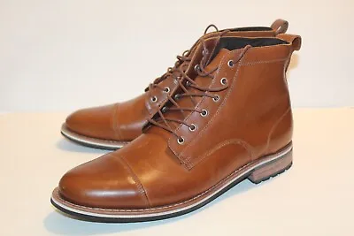 Helm The Hollis Men's Leather Boots Size 16 Brown • $124.99