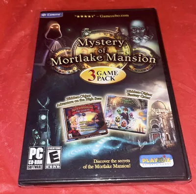 Mystery Of Mortlake Mansion PC CD-ROM 3 Game Pack Sealed! • $12.95