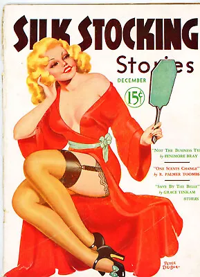 Silk Stocking Stories Magazine 1937  Marilyn Monroe Look-A-Like Vintage  Fine • $103.08