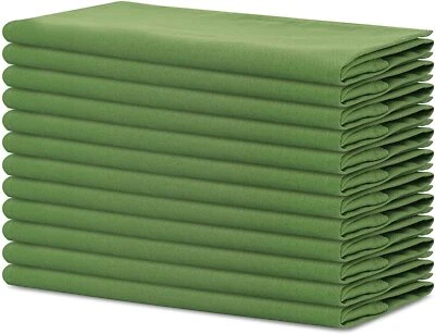 £8.99 • Buy 4x  Cotton Napkin Table Linen Dinner Egyptian Hotel Wedding - Green Napkin